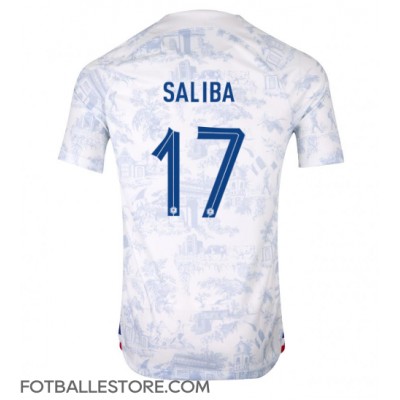 Frankrike William Saliba #17 Bortedrakt VM 2022 Kortermet